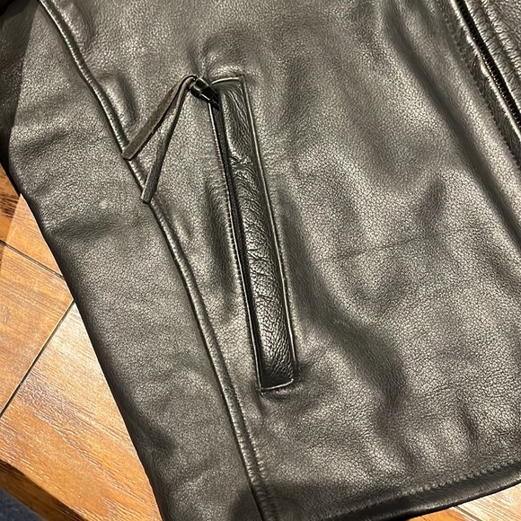 Harley Davidson Mens Leather Coat Large - Picture 4 of 15